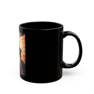 Black Female Angel Warrior Mug (11oz, 15oz)