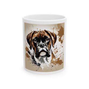 Boxer Dog Face | Printed Mug for Dog Lovers