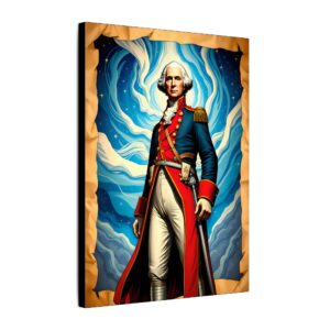 George Washington Wall Art – Patriotic Canvas Home Decor