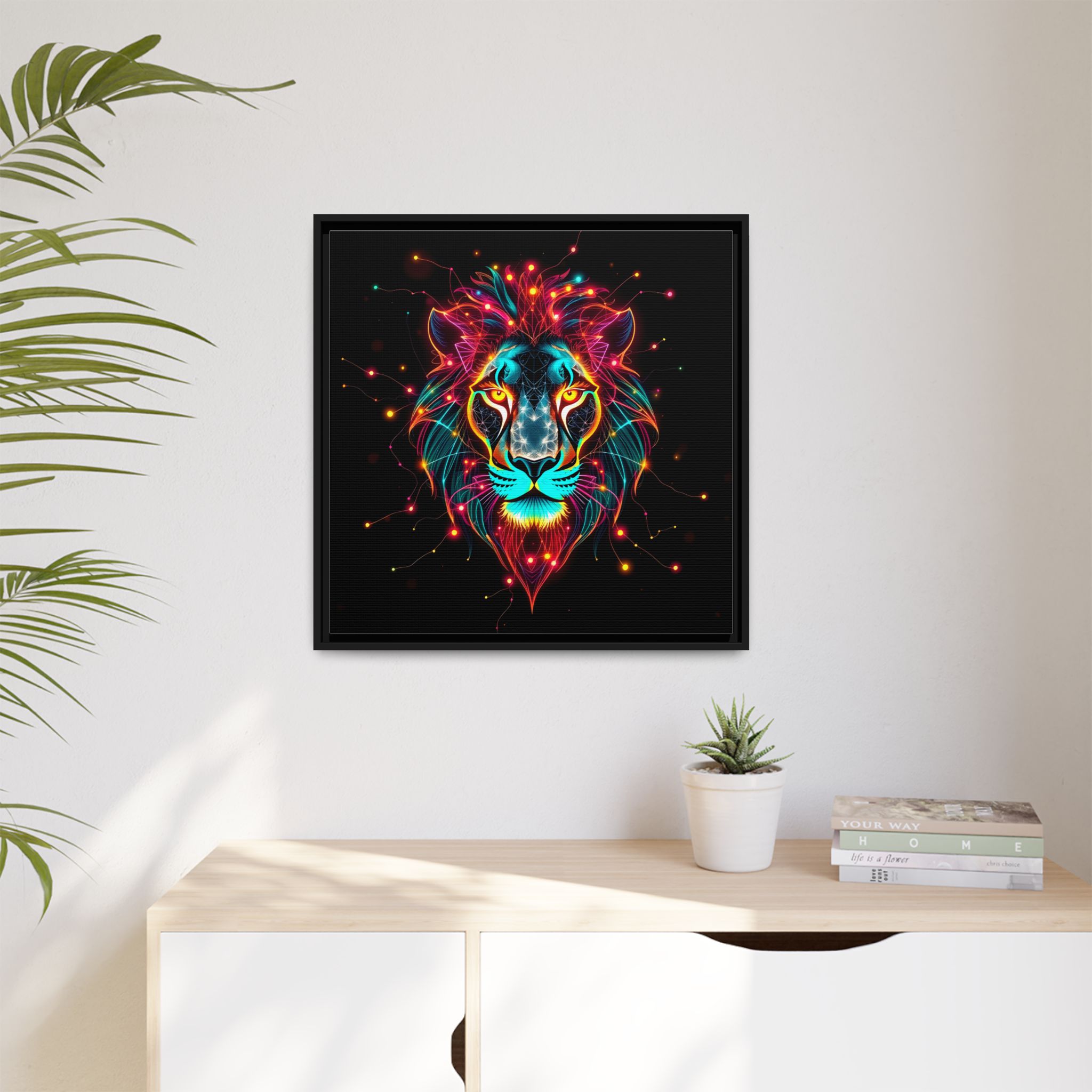 Lion King Wall Art | Matte Canvas Framed - Image 5