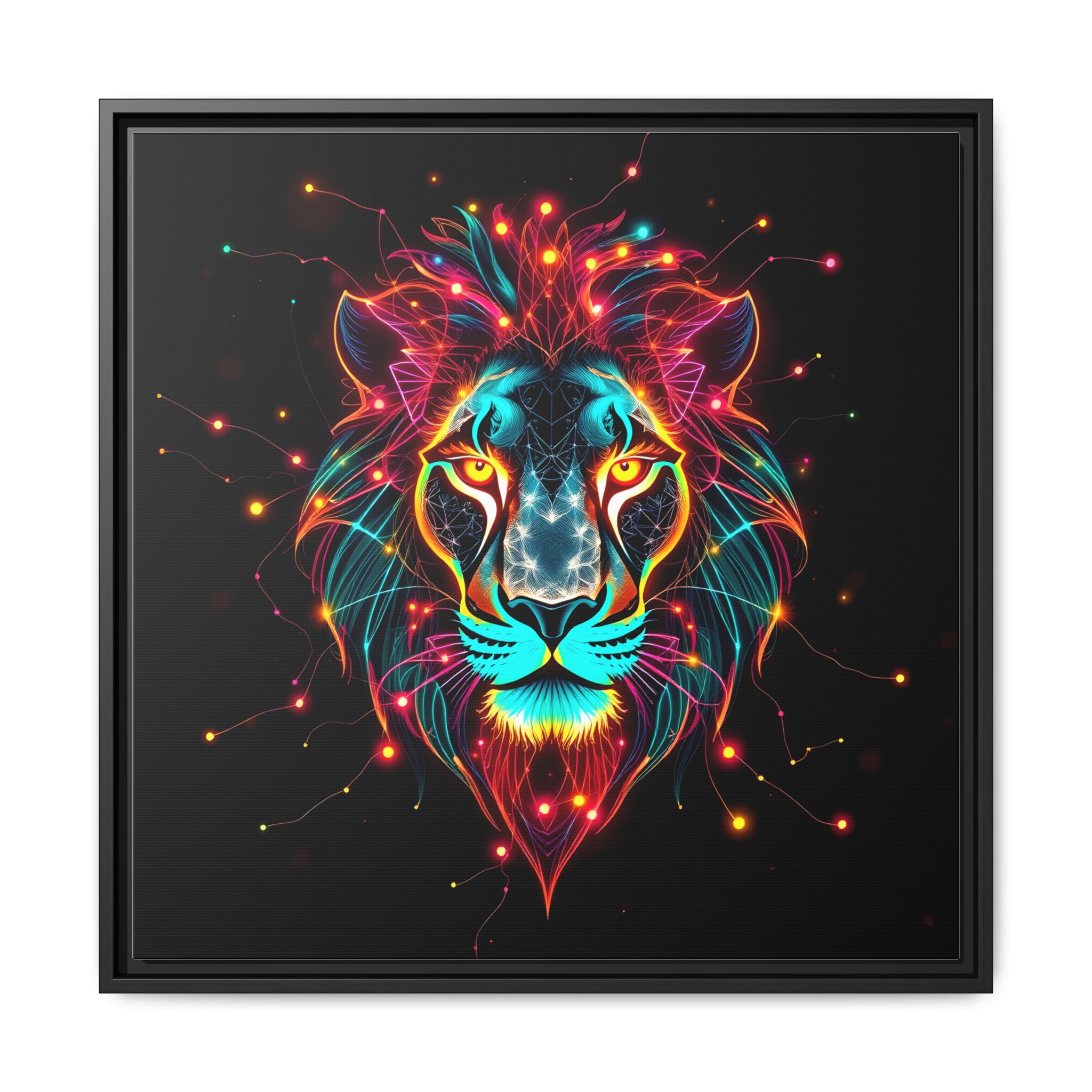 Lion King Wall Art | Matte Canvas Framed - Image 4