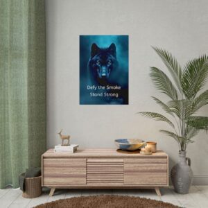 Alpha Wolf Poster | Stay Strong