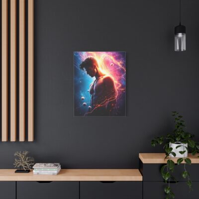 Awesome Cosmic Man Art | Stretched Canvas Art - Image 5
