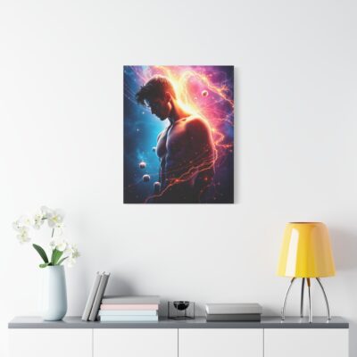 Awesome Cosmic Man Art | Stretched Canvas Art - Image 4
