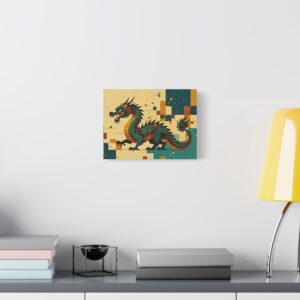 Awesome Unique Dragon Canvas Art | Retro Home Art