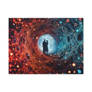 Quantum Dreamscape Canvas Art | Couple