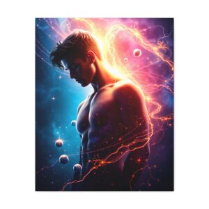 Awesome Cosmic Man Art | Stretched Canvas Art