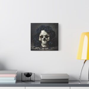 Gothic Skull Canvas Art | For Horror Lovers, Halloween Decor
