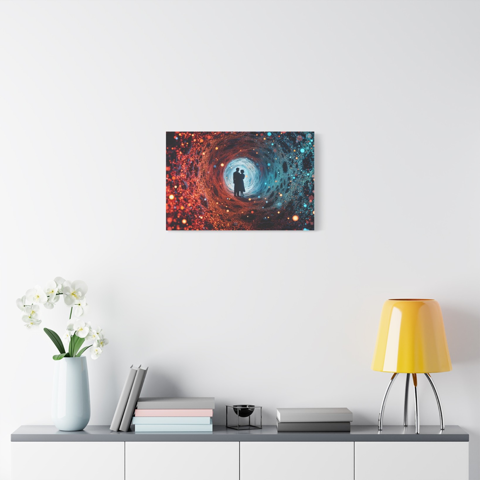Quantum Dreamscape Canvas Art | Couple - Image 4