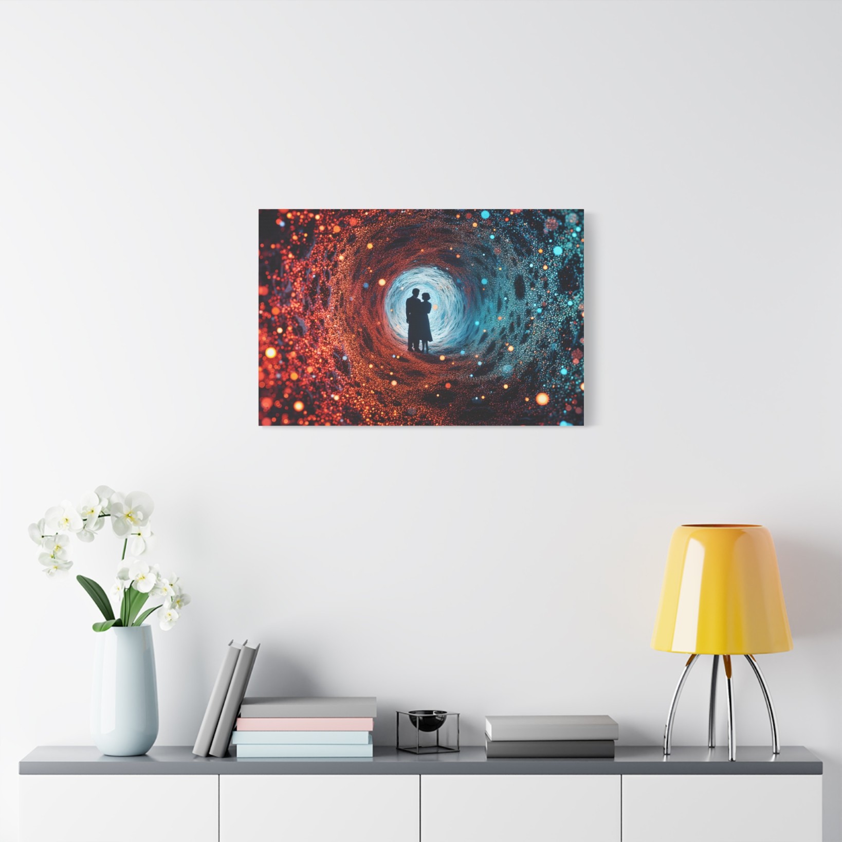 Quantum Dreamscape Canvas Art | Couple - Image 5