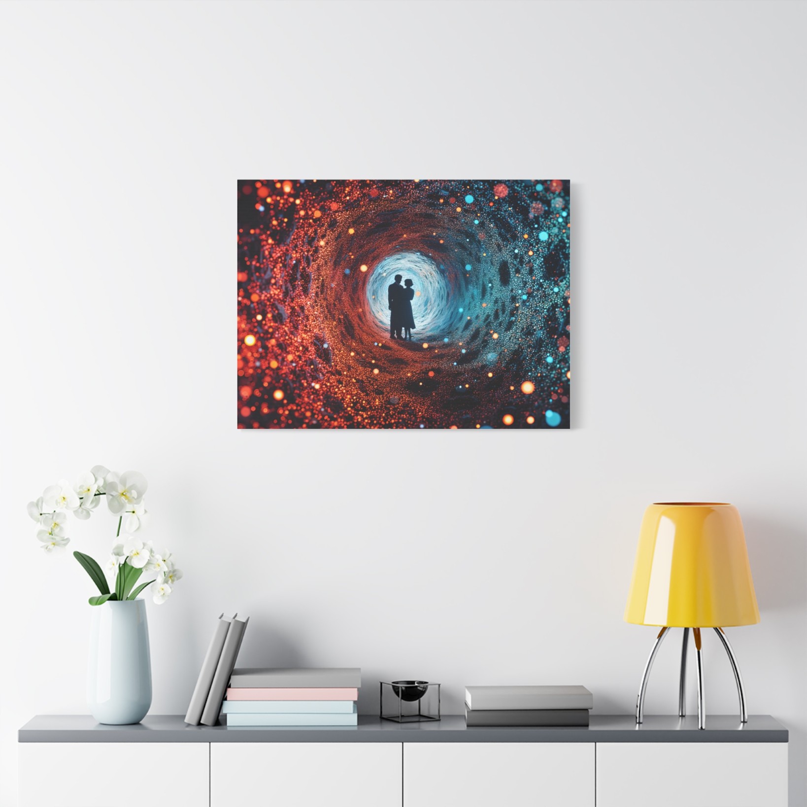 Quantum Dreamscape Canvas Art | Couple - Image 6