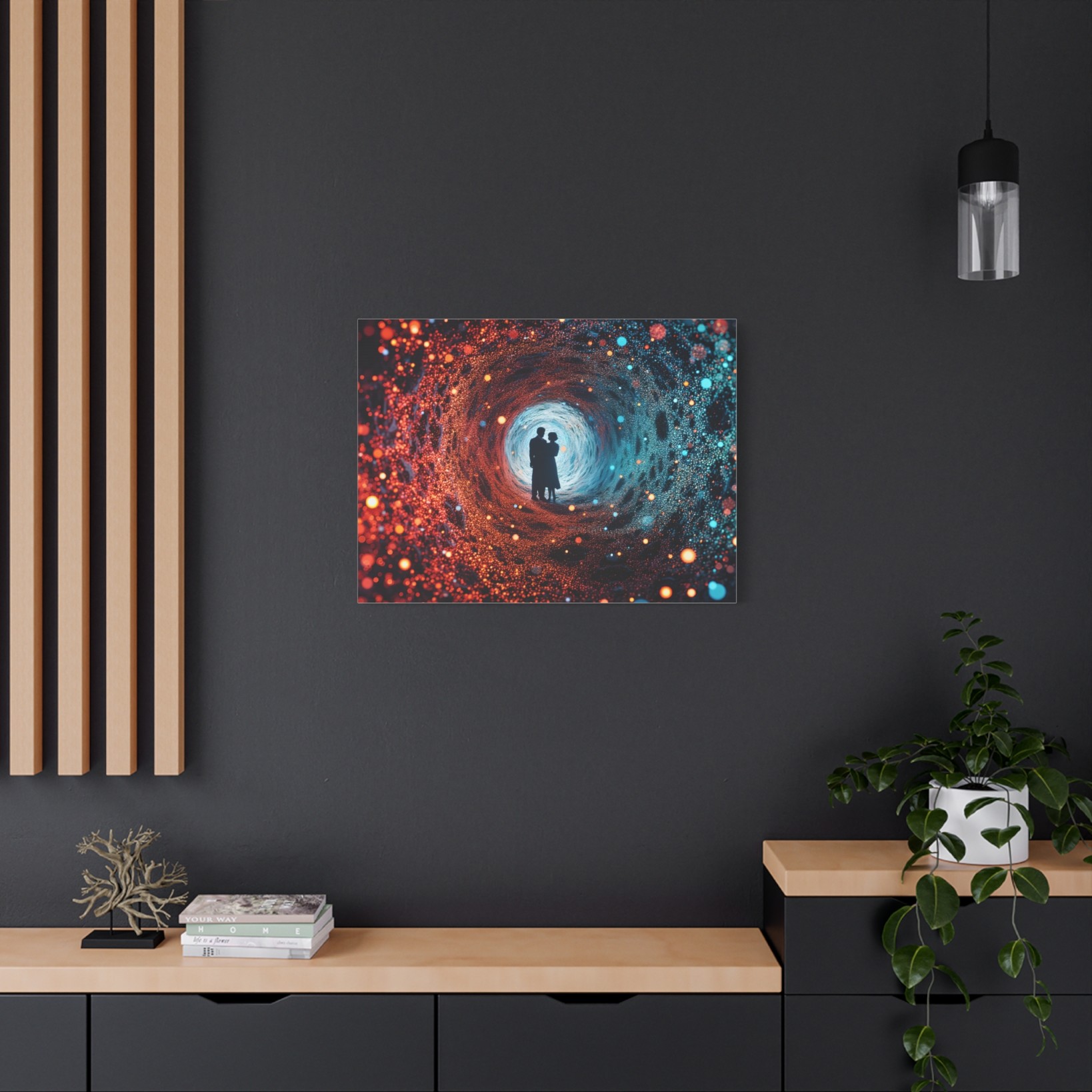Quantum Dreamscape Canvas Art | Couple - Image 8