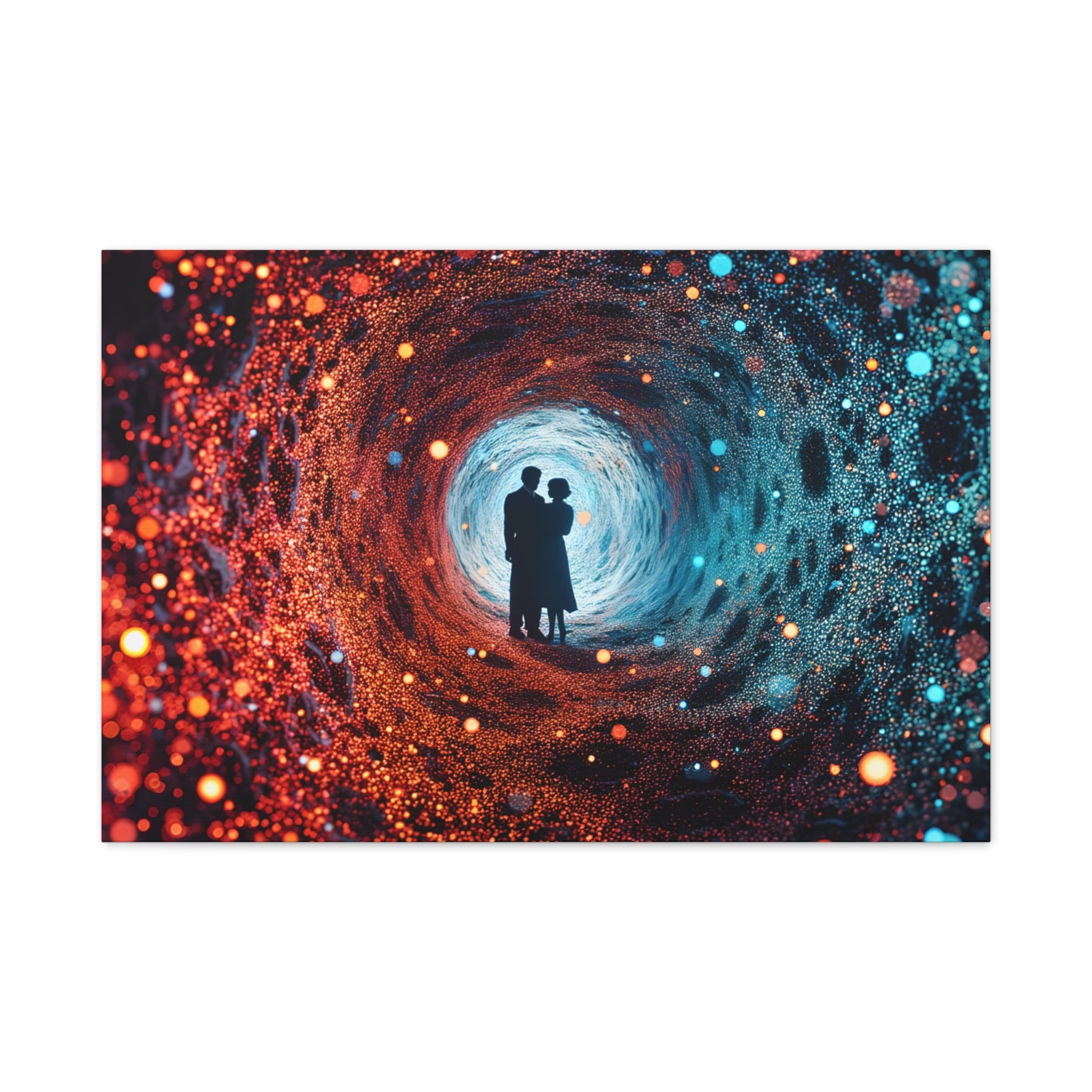 Quantum Dreamscape Canvas Art | Couple - Image 11