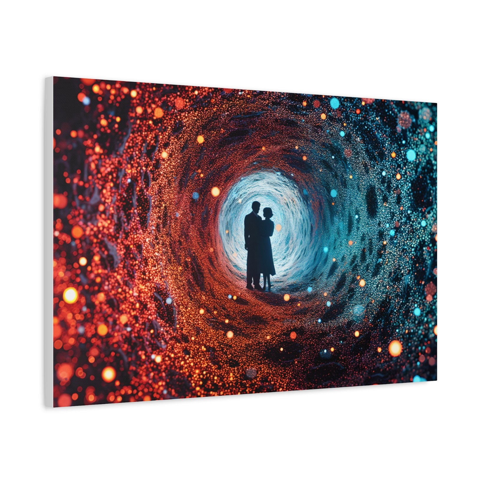 Quantum Dreamscape Canvas Art | Couple - Image 2