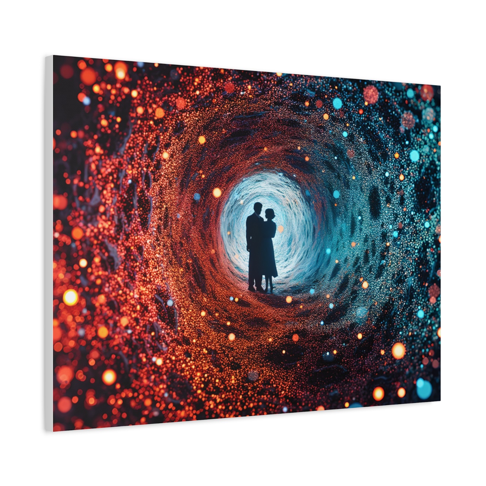 Quantum Dreamscape Canvas Art | Couple - Image 3
