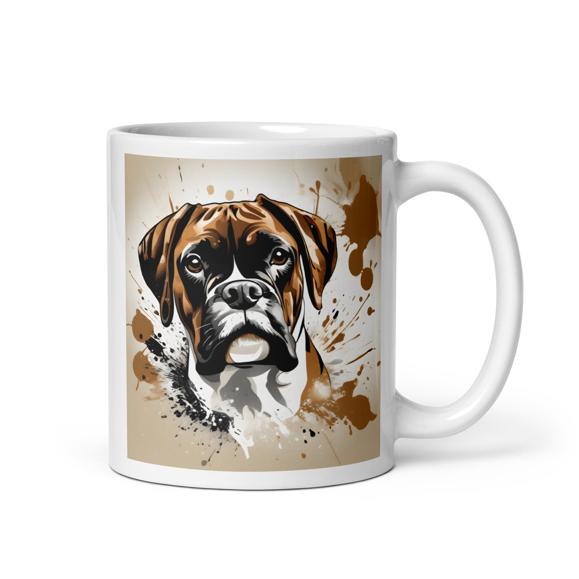Boxer Dog Face | Printed Mug for Dog Lovers