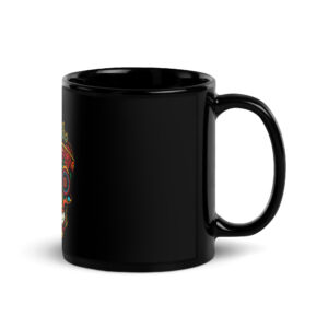 Bohemian Skull Ceramic Mug | Colorful Day of the Dead
