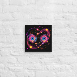 Awesome EyeGlasses Wall Art | Framed Matte Canvas