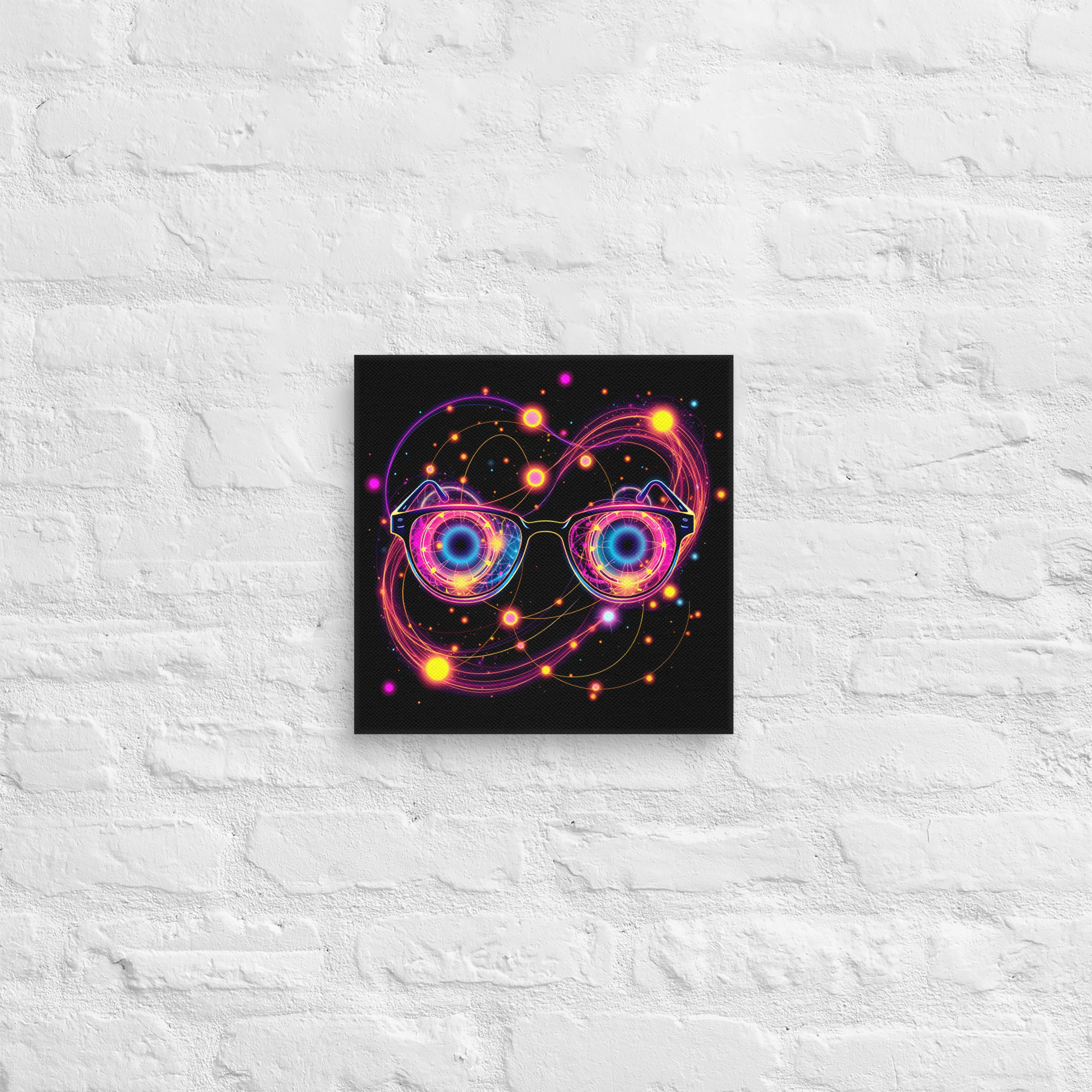 Awesome EyeGlasses Wall Art | Framed Matte Canvas - Image 2
