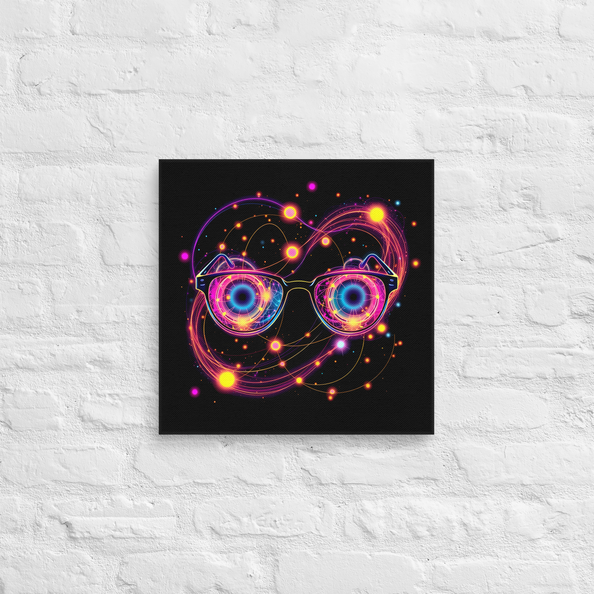 Awesome EyeGlasses Wall Art | Framed Matte Canvas - Image 3