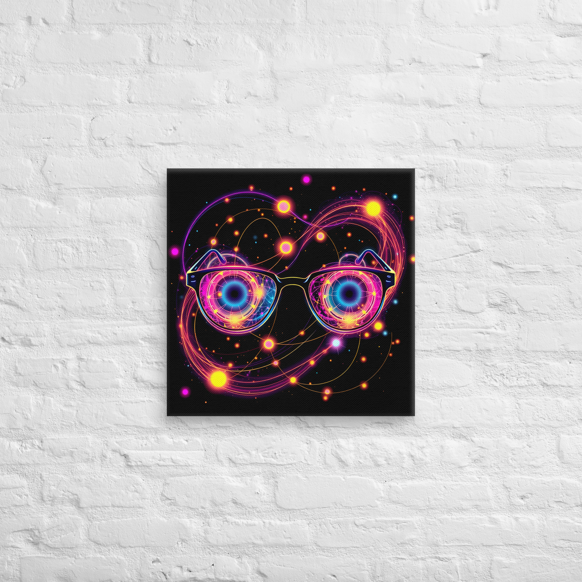 Awesome EyeGlasses Wall Art | Framed Matte Canvas - Image 5
