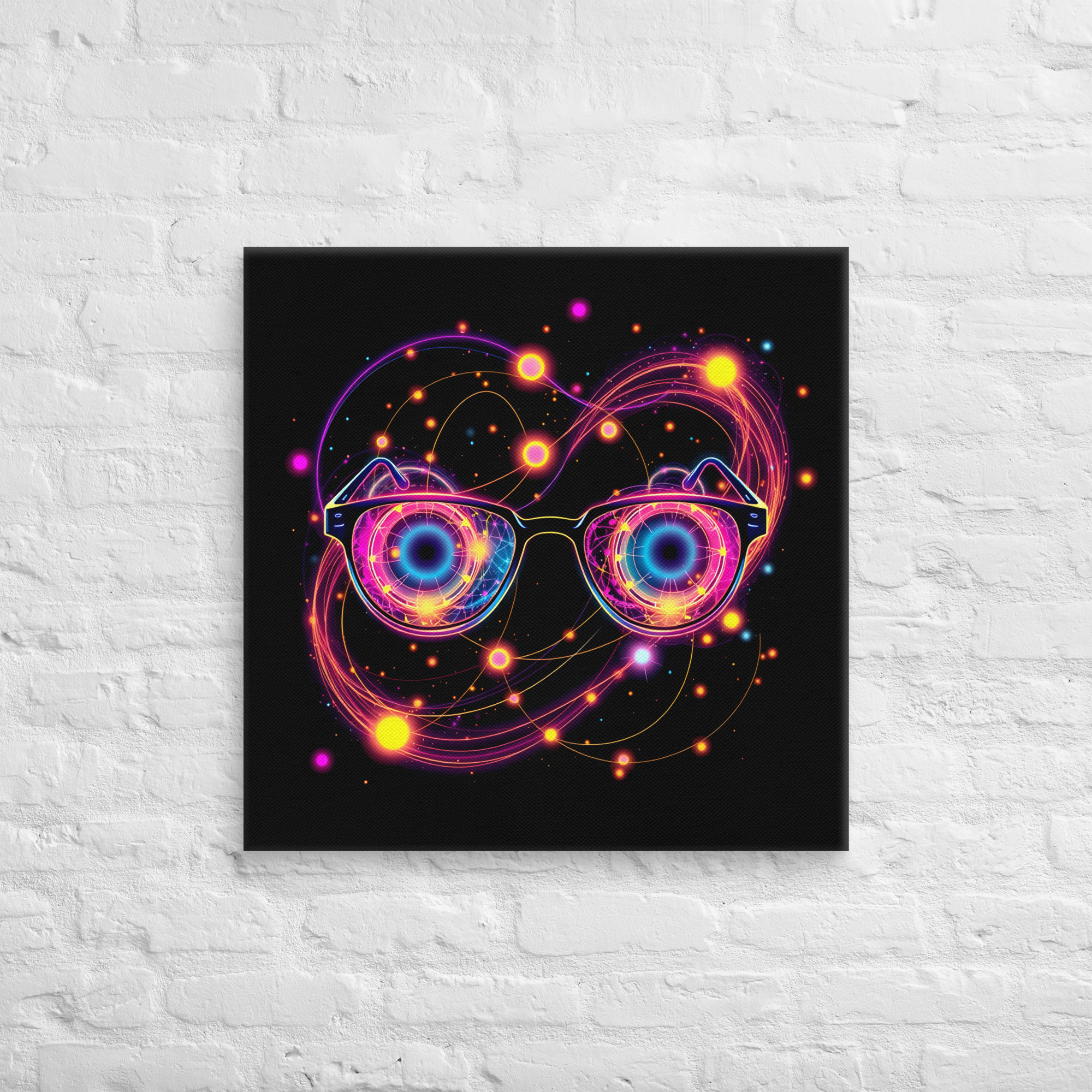 Awesome EyeGlasses Wall Art | Framed Matte Canvas - Image 7