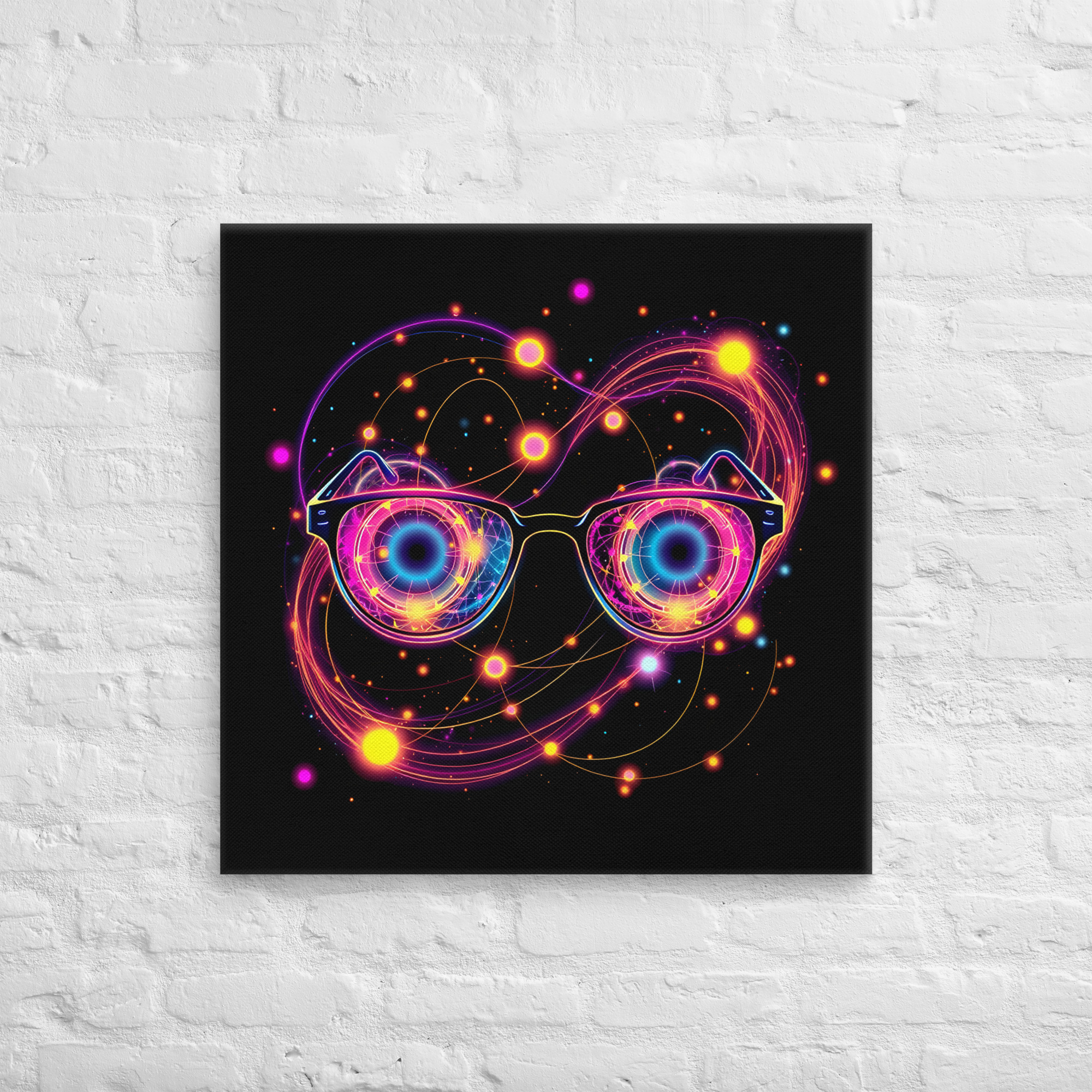 Awesome EyeGlasses Wall Art | Framed Matte Canvas - Image 8