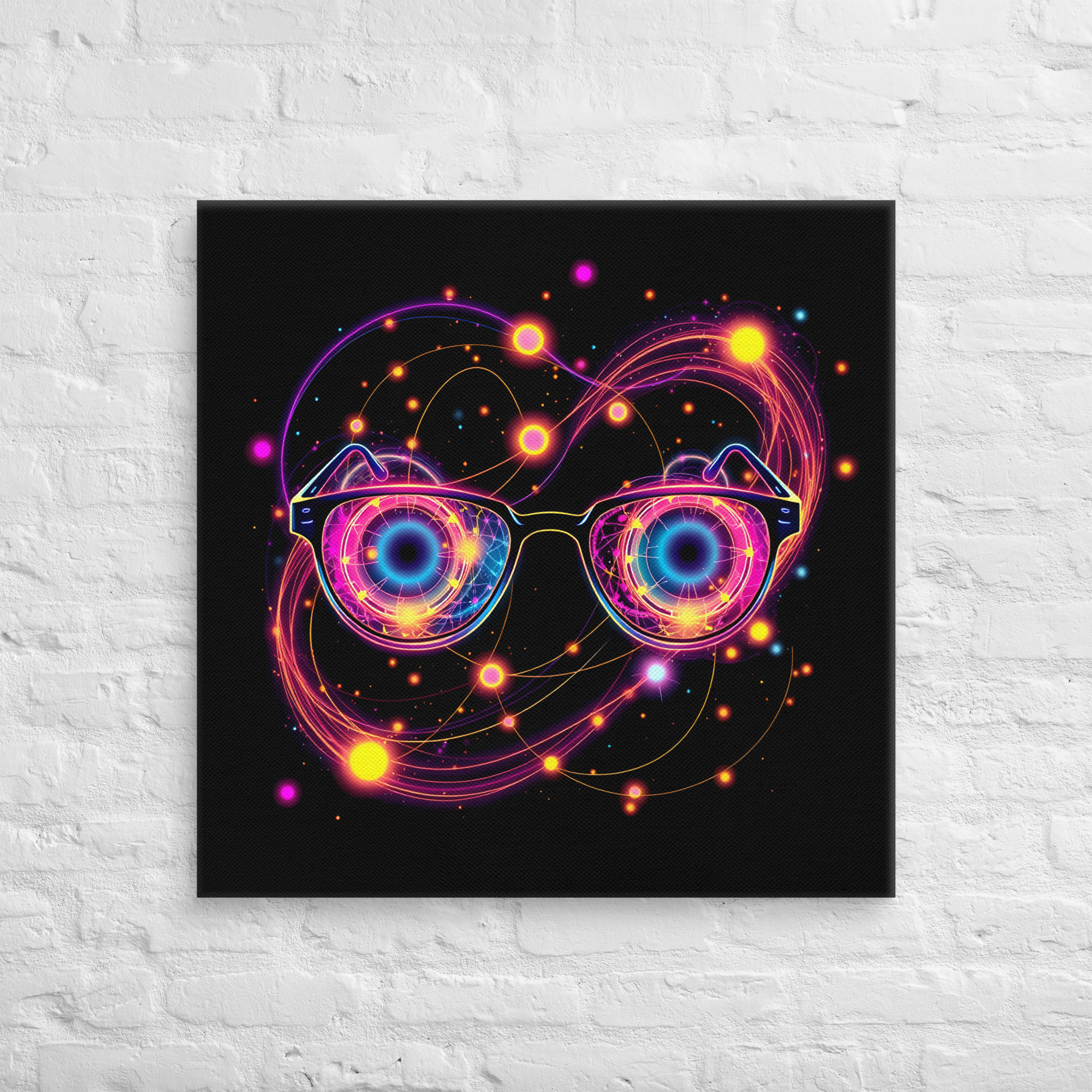 Awesome EyeGlasses Wall Art | Framed Matte Canvas - Image 9