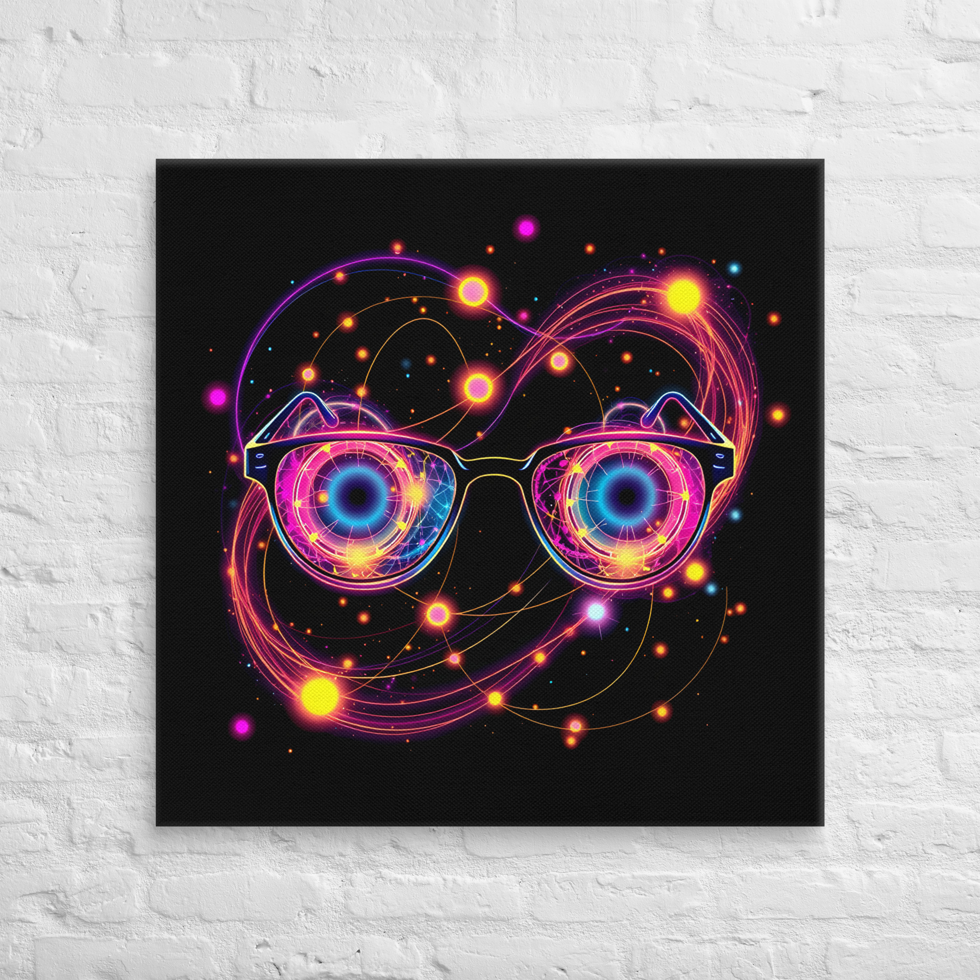Awesome EyeGlasses Wall Art | Framed Matte Canvas - Image 10