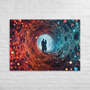Quantum Dreamscape Canvas Art | Couple