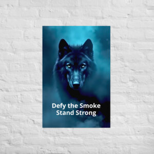 Alpha Wolf Poster | Stay Strong