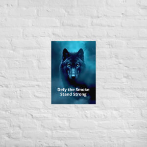 Alpha Wolf Poster | Stay Strong