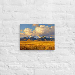 Mountains of Montana Thin Canvas Art