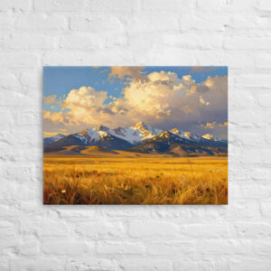 Mountains of Montana Thin Canvas Art