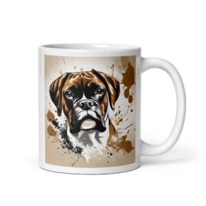 Boxer Dog Face | Printed Mug for Dog Lovers