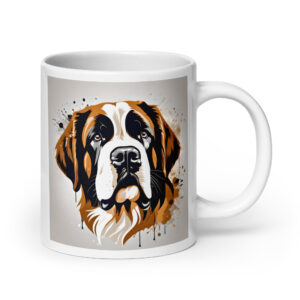 Saint Bernard Dog Ceramic Mug