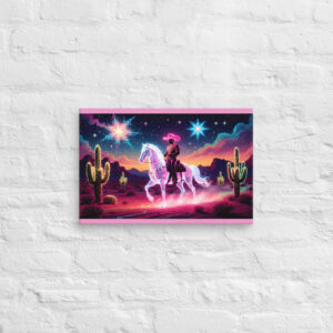 Cowboy Riding a Horse | This Wall Art Will Bring Luck