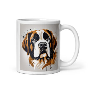 Saint Bernard Dog Ceramic Mug