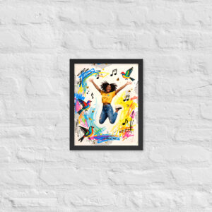 A Joyful Life Framed poster