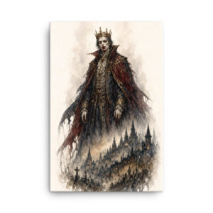 Mesmerizing Gothic Vampire Wall Art